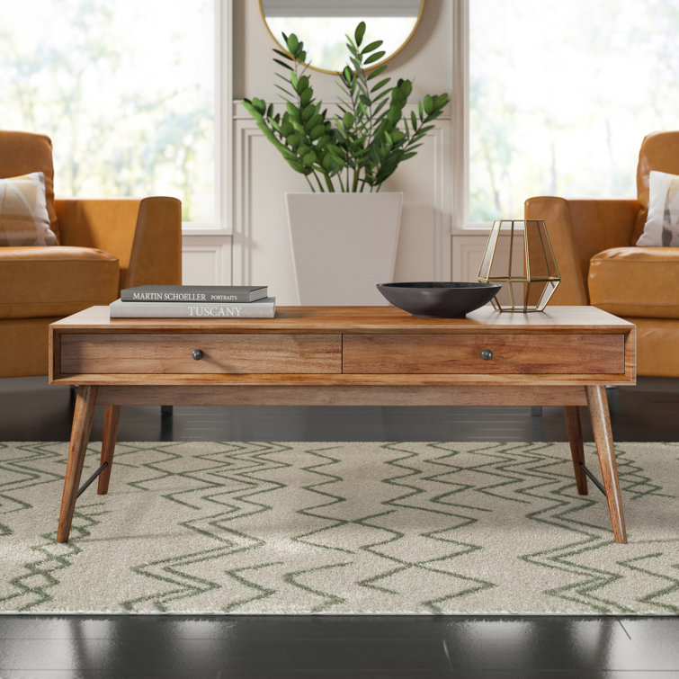 Andersen Solid Wood Top Coffee Table
