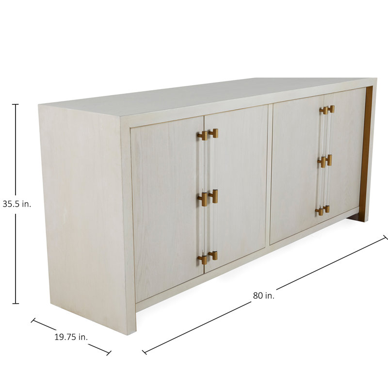 Winford 80" W Solid Wood Sideboard