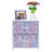 Sorbus Nightstand with 2 Drawers in Tie Dye Purple