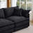 Modular Sectional Sofa, 130.7 Inch U Shaped Couch Set For Living Room, 4-Seater Comfy Cloud Couches With Movable Ottoman, Diy Combination, Chenille-1119784313