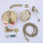 Thermostatic Shower System Wall Mount with 6 Inch Rainfall Shower Head and Handheld, Solid Brass Shower Set with Rough-in Valve-97282626