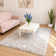 Plush Faux Sheepskin White Rug
