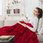  Jeté en sherpa de luxe, couverture en fausse fourrure chaude et confortable pour canapé-lit-664181044-664181046