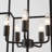 2-Tiers Large 10- Light Dimmable Farmhouse Lantern Square/Rectangle Chandelier-585117003-602201945