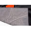 Tapis orange à motif abstrait Yateley-361049480