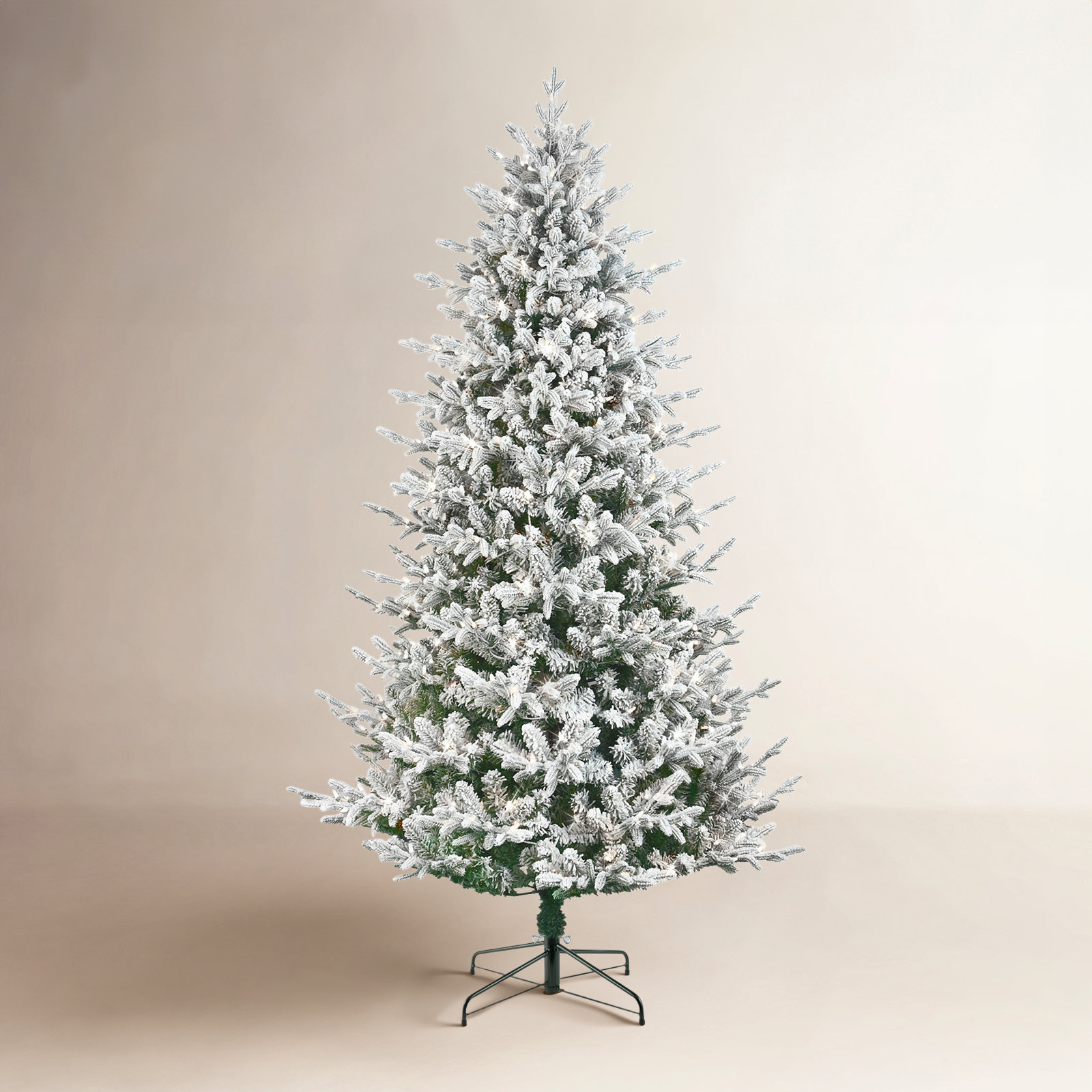Lighted Artificial Spruce Christmas Tree