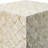 14X14x18" Square Capiz Stool