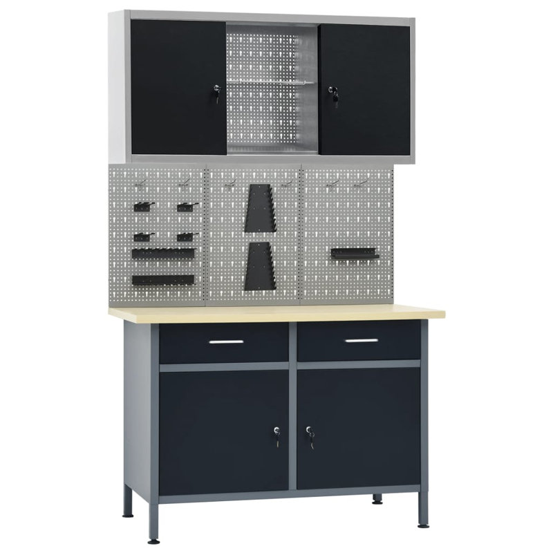 Veliz 304.8cm W Metal Shelving Unit