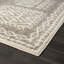 Tapis rectangulaire en polypropylène tissé à la machine abstrait ivoire-71724541