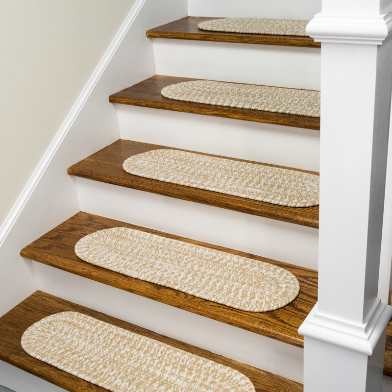 Tapis d'escalier Kristel, Beige