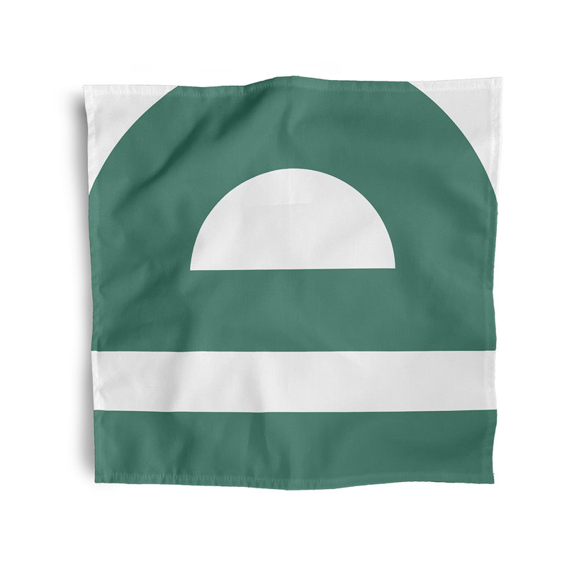 Ensemble de serviettes 4 pièces Synthia, Vert