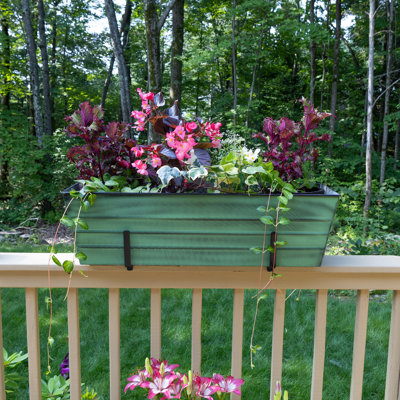 Pot à fleurs en acier galvanisé Paxtang