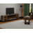Loft Brown TV Stand for TVs up to 88" with Fireplace Included