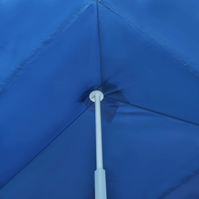 9m x 3m Steel Pop-Up Party Tent, Blue