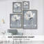 Reproduction encadrée FLORAL Series CDXLI - bois massif-1483578078