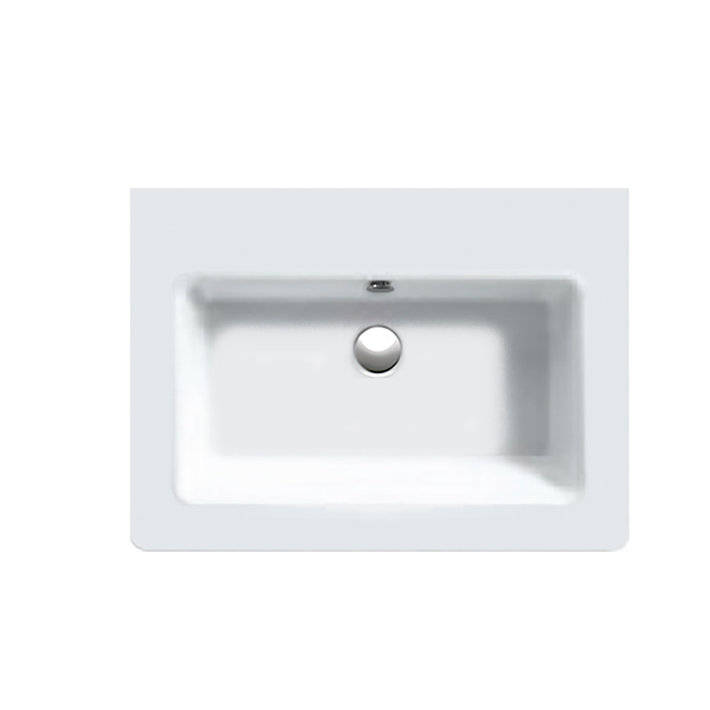 New Light 67 26.38'' L Bathroom Sink, 0-Hole