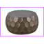 Ensemble de tables basses rondes en aluminium avec table de bout, motif hexagonal martelé à la main de 32 po, facile à nettoyer et entièrement assemblé-338034303