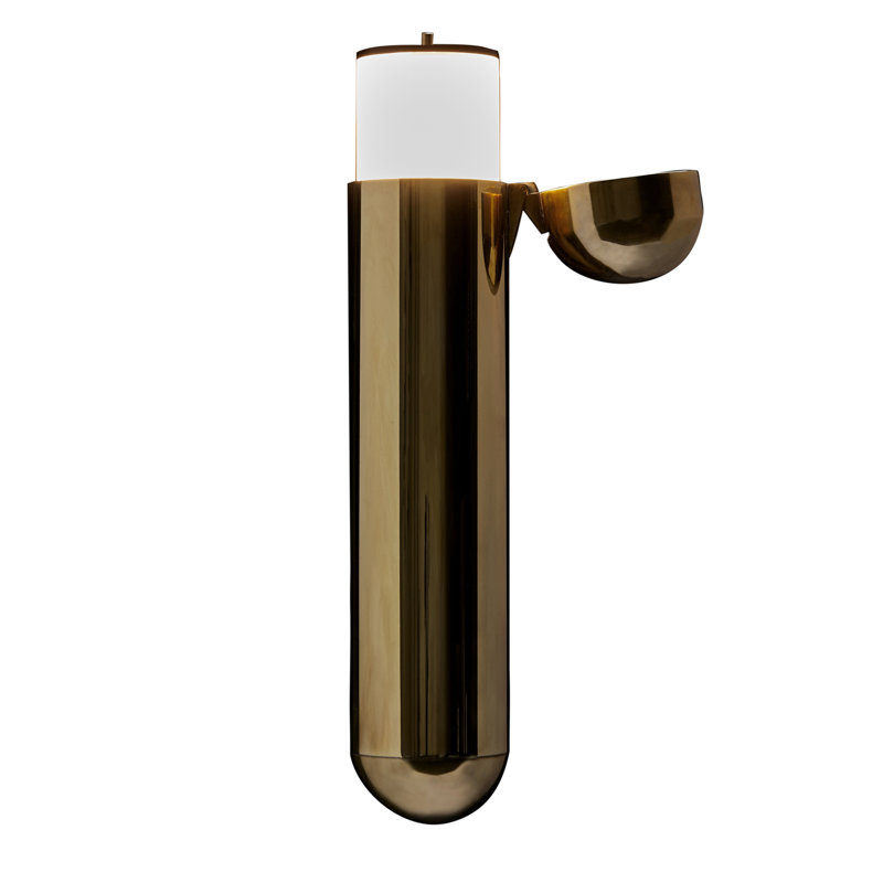 ISP Solid Brass LED Flush Mounted Sconce