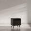 Table de chevet 2 tiroirs Kambell en brun foncé
