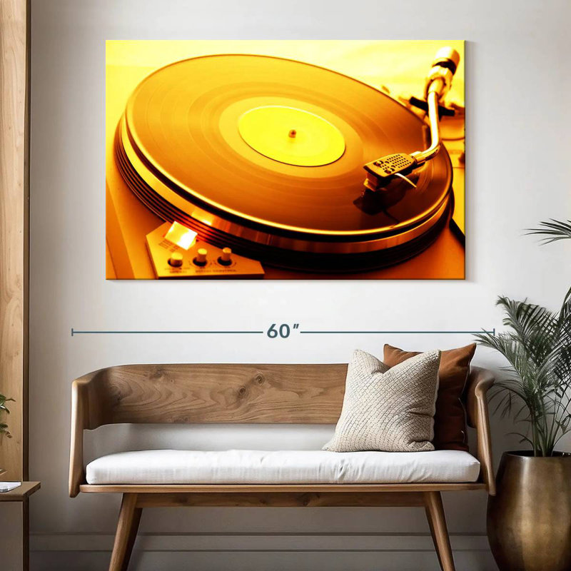 Lecteur de disque vinyle Abarca, H 34 po x l 51 po