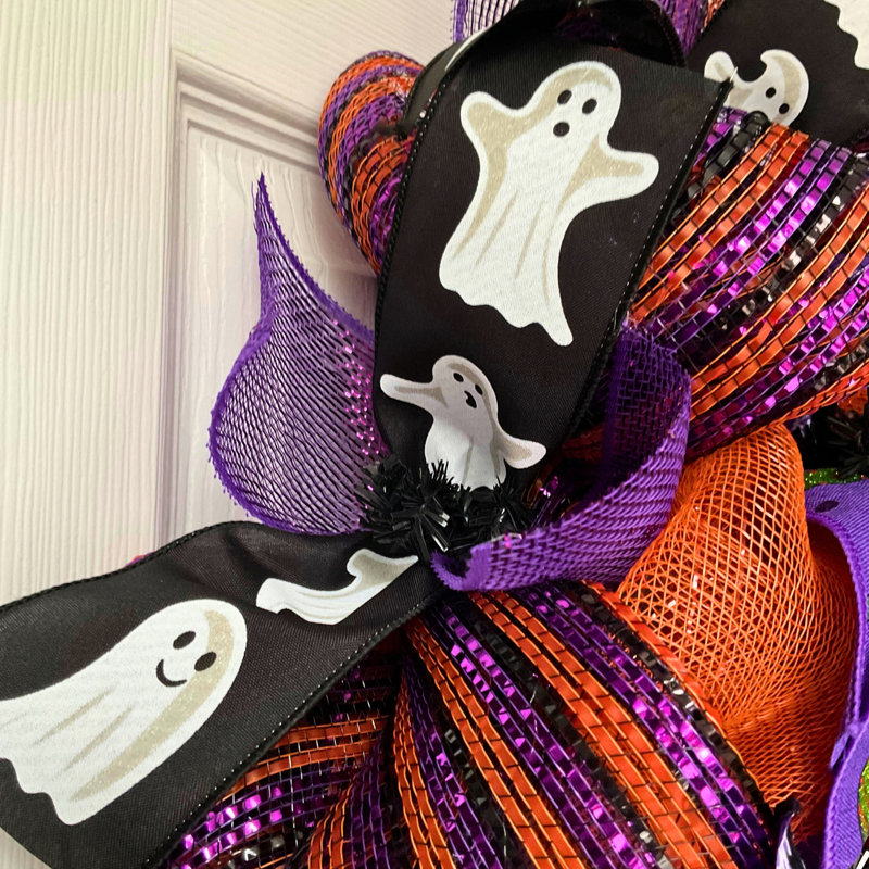 Couronne d'Halloween Gnome Sweet Spooky Gnome