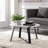 Avalon Cross Legs Coffee Table with Faux Marble Tabletop-1811975650