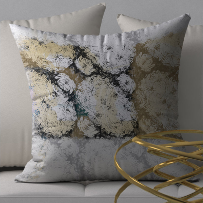 Housse de coussin carrée/insert, 24 po x 24 po