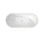 Baignoire autoportante blanche autoportante 60 po x 29 po 60 po.