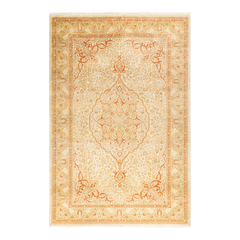 Classic One-of-a-Kind 6' 2" X 9' 4" Hand Knotted Area Rug