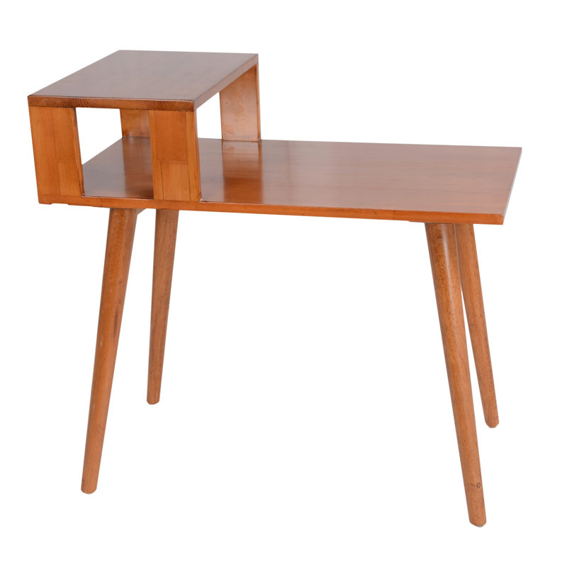 Solid Wood End Table, Natural