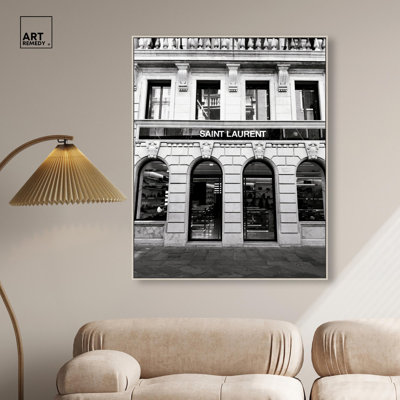 Glam Store front II Canvas Fashion Prints by Art Remedy