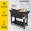 Permasteel 80 Qt. Furniture Style Rolling Patio Cooler-14712026