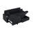 Black Corduroy Multifunctional Sofas, Modern Design With Hidden Foldable Feature