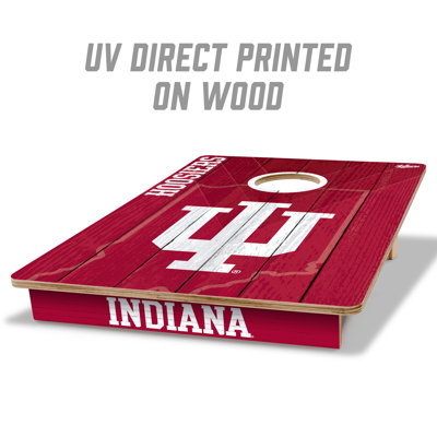 YouTheFan NCAA Professional Wood 2'x3' Cornhole Board w/ Logo Bags