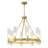 8-light Wagon Wheel Chandelier-1255712409