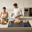 Plaque de cuisson électrique à 4 brûleurs Karinear avec 4 brûleurs 30 pouces 6700W, 220 ~ 240V Bouton de contrôle de la chaleur résiduelle