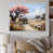 White Floater Framed