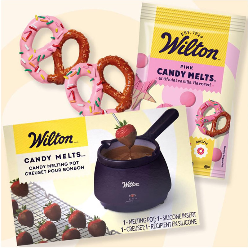 Wilton 2.5 cups Silicone Chocolate Melting Pot