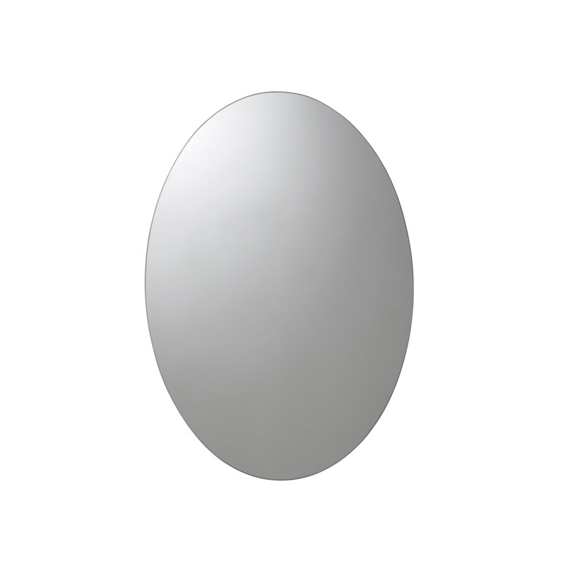 Fife 450mm W 650mm H Surface Frameless Medicine Cabinet Mirror 1 Fixed