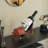 Zenas 1 Bottle Tabletop Wine Bottle Rack in Red