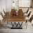 Levontae 70'' Dining Table for 6-8 with Metal Base