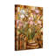Plantes et fleurs, vitrail, livres, iris, reproduction d'art-958340462