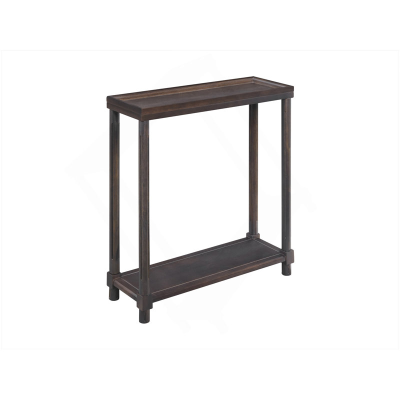 Tables de bout étroites avec tablette, espresso, Espresso