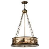 Rustic Lodge 4 - Light Chandelier