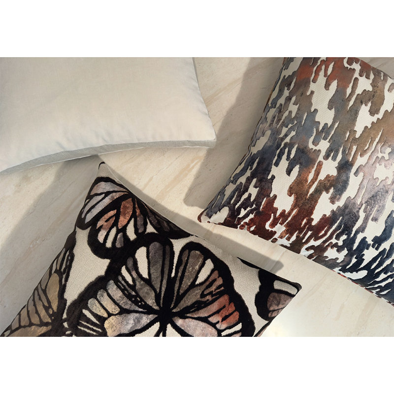 Deveraux Box Throw Pillow, Vanilla