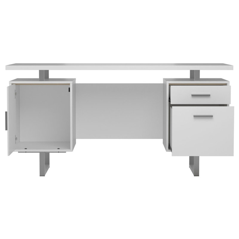 Bureau d'ordinateur à 2 tiroirs Jensen