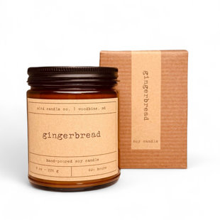 Gingerbread Scented Soy Candle