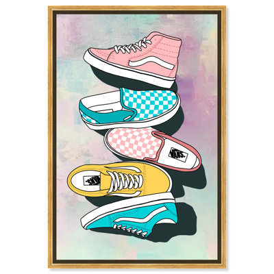 " Pastel Tie Dye Sneakers "