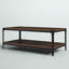 Table basse bicolore avec tablette de rangement inférieure Feickert-40490207