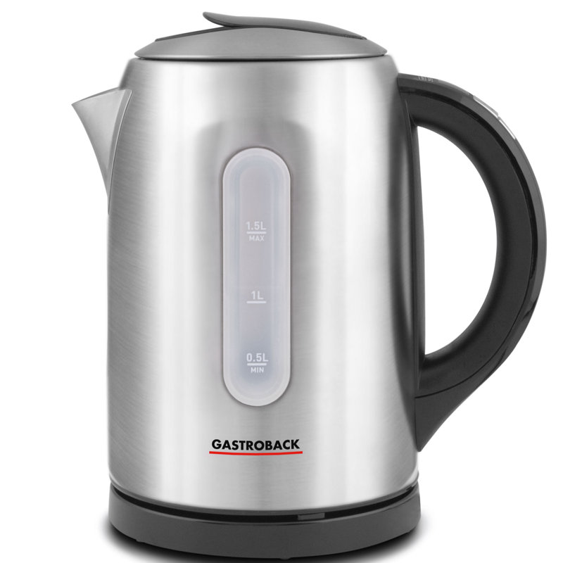 Gastroback 1.5L Stainless Steel Electric Tea Kettle